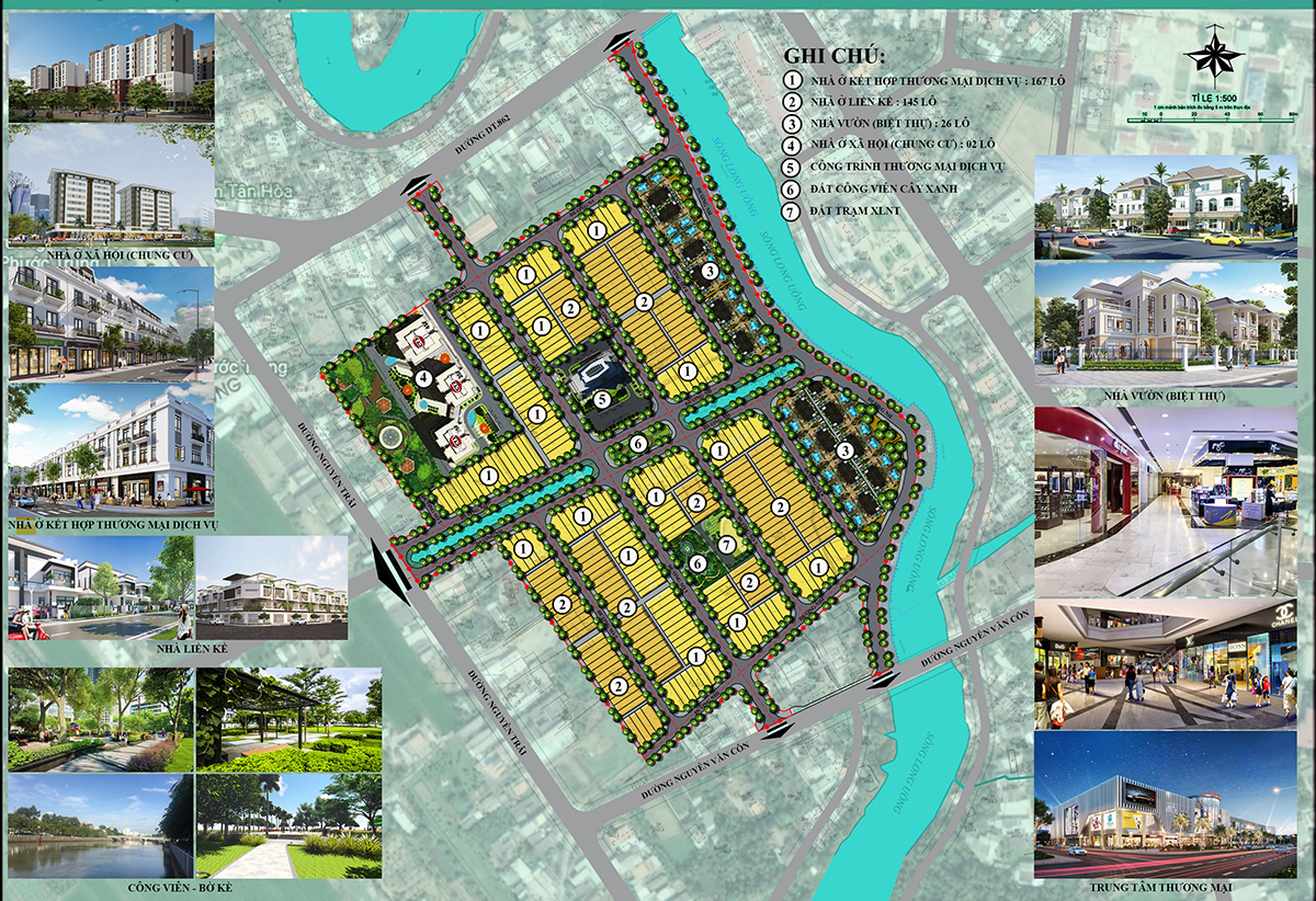 Quy hoạch Khu dân cư Long Uông - Tiền Giang